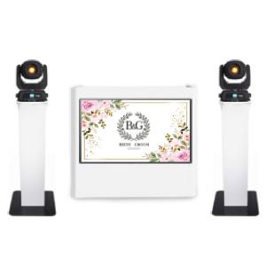 White Wedding DJ Booth